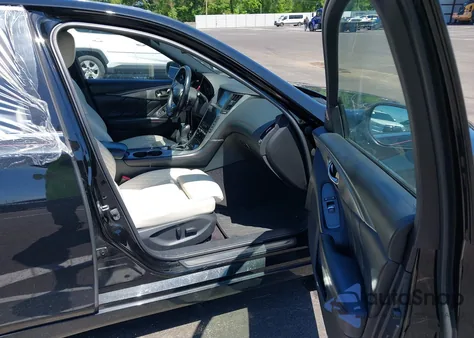 2019 Infiniti Q50 3.0T Red Sport 400 из США, поврежденный, VIN JN1FV7ARXKM830002